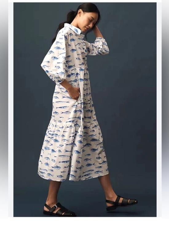 Maeve Dresses & Skirts - Anthropologie Maeve The Bettina Fish Dress